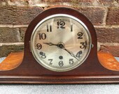 Antique German KIENZLE Dual Chime Westminster Whittington Chimes Mantel Clock - Working Well.