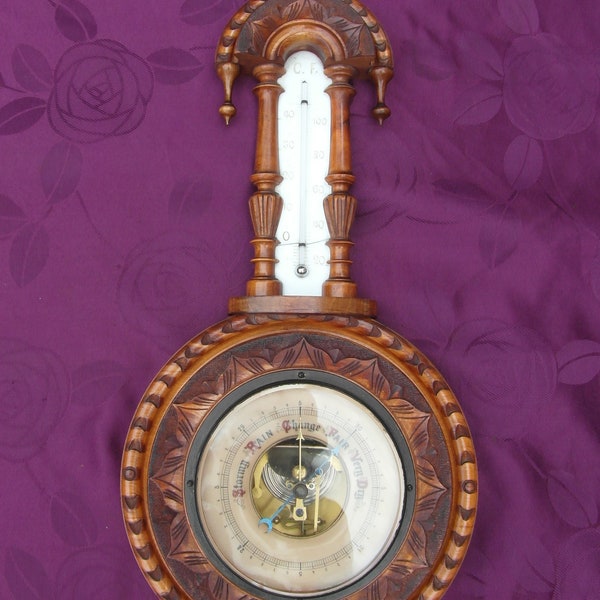 An Attractive Tested Black Forest Style Barometer 1890-1910