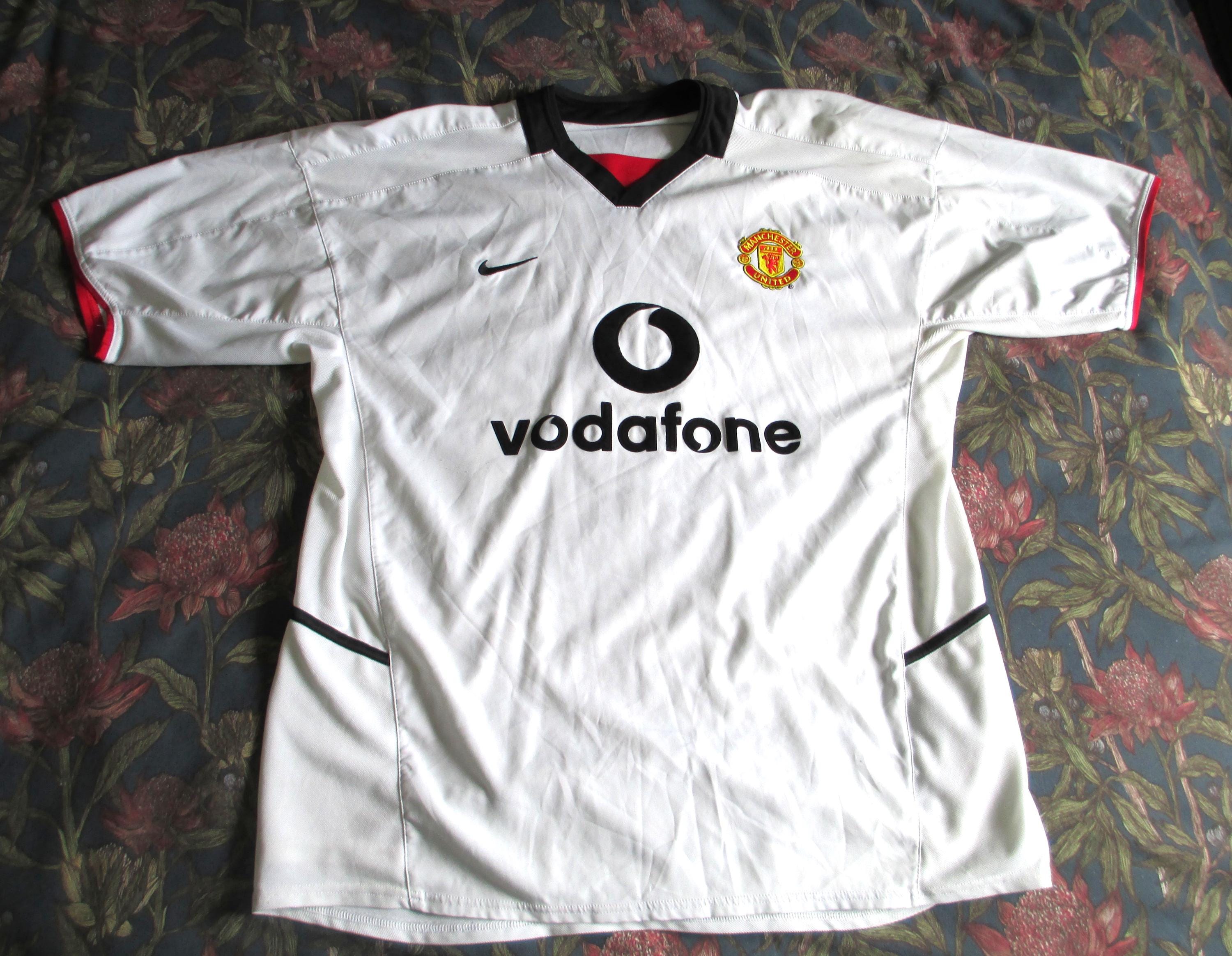 Manchester United Vodafone Jersey - Etsy UK