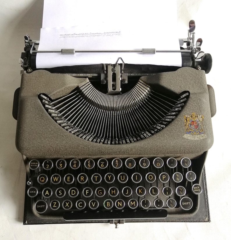 vintage typewriter