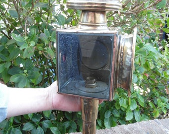 Antique/Vintage Brass & Copper Limehouse Lamps Co Carriage Lantern