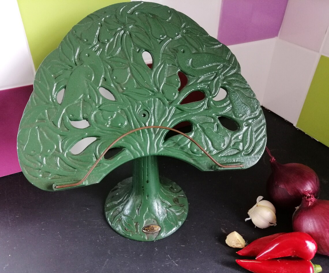 Vintage Cast Iron Recipe Book Stand The Viking Par F.J Etsy