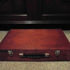 Vintage Laminate Wood Work/Art Box - For Renovation/Use Cheney Catches - Mancave