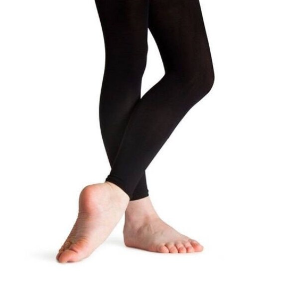 tan footless dance tights