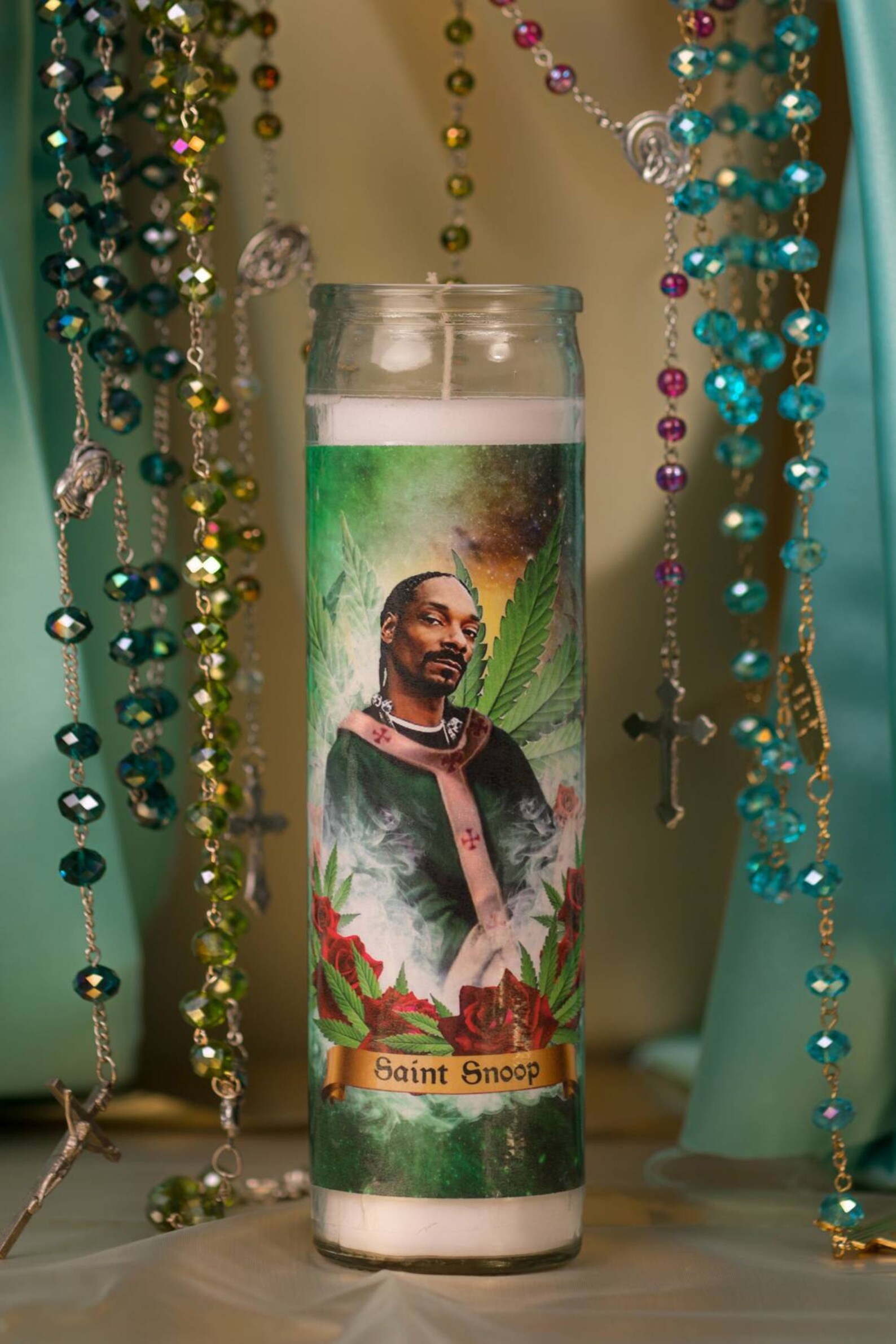 Saint Snoop Snoop Dogg Prayer Candle Etsy