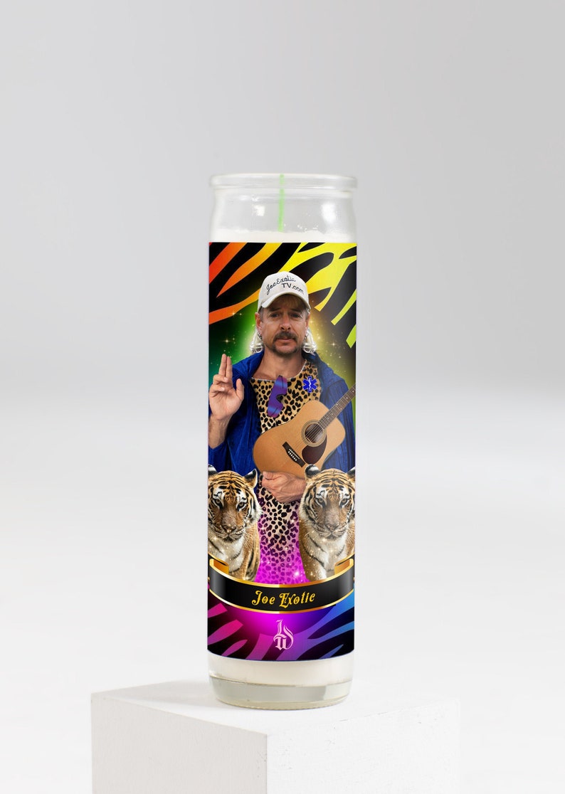 Joe Exotic Tiger King Celebrity Votive Candle Etsy