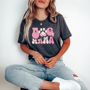 Dog Mom T-Shirt, Coquette Shirt, Dog Mom Gift T-Shirt, Coquette Mom Shirt, Dog Mom Birthday Gift, Animal Lover Tee, Mothers Day Dog Shirt