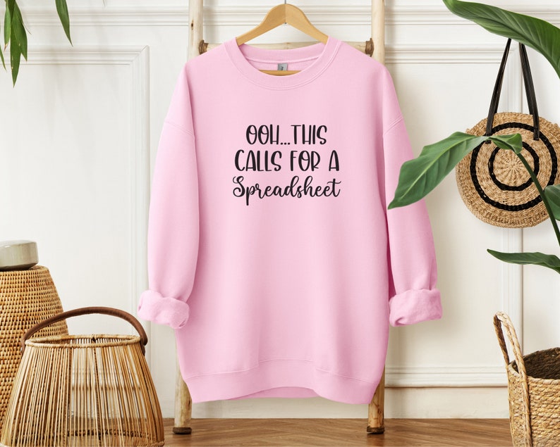 Accounting Girl Sweatshirt, CPA Sweatshirts, Tax Accountant Sweatshirt