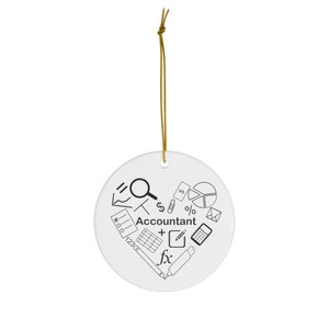 Accountant Ornament, Excel Spreadsheet Ornament, Christmas Accountant, Accountant Gifts, Office Humor, Secret Santa