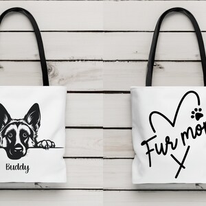 Custom Dog Tote Bag Custom Pet Tote Bag Canvas Tote Bags Pet Memorial Gift Personalized Tote Bag Custom Pet Gifts