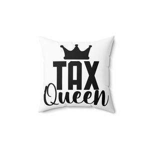 Accountant Gift, Tax Queen, Tax Accountant Gift, CPA Gifts, Excel Spreadsheet, Spreadsheet Gifts, Pillow Gifts
