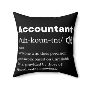 Accountant Gift, Accountant Pillow, Unique Accounting Gift, Freak in the Sheet, Excel Spreadsheet, Accountant Definition