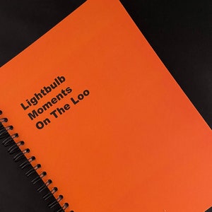 ライトバルブモーメンツ パーソナライズされたワイヤー綴じノート、プランニングノート、退職祝い、オフィスワークギフト、面白いノート、友人へのギフト