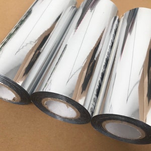 60 Metres  Silver Toner Foil For Laser Printing, enough to create 300 A5 or 600 A6 greetings cards