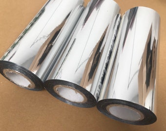 60 Metres  Silver Toner Foil For Laser Printing, enough to create 300 A5 or 600 A6 greetings cards