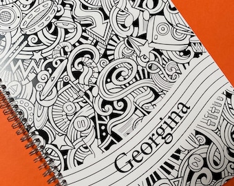 Personalised A4 Music Manuscript Book