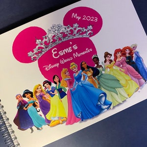 Personalised Disneyland Princess Autograph Book