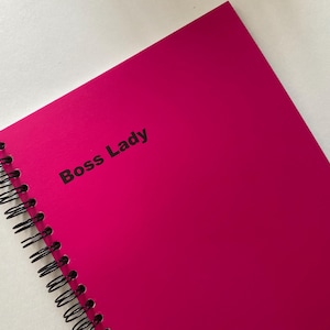Boss Lady Notebook, Planning Notebook, Leaving Gift, Office Work Gift, Funny Notebook, Gift For Friend