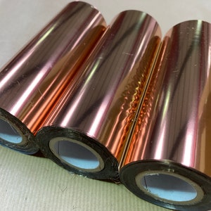 60 meter roségouden tonerfolie voor laserprinten, genoeg om 300 A5- of 600 A6-wenskaarten te maken