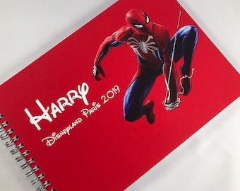 Marvel Spiderman Personalised Autograph Book