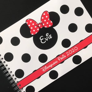 Minnie Mouse Personalised Disney Autograph Book