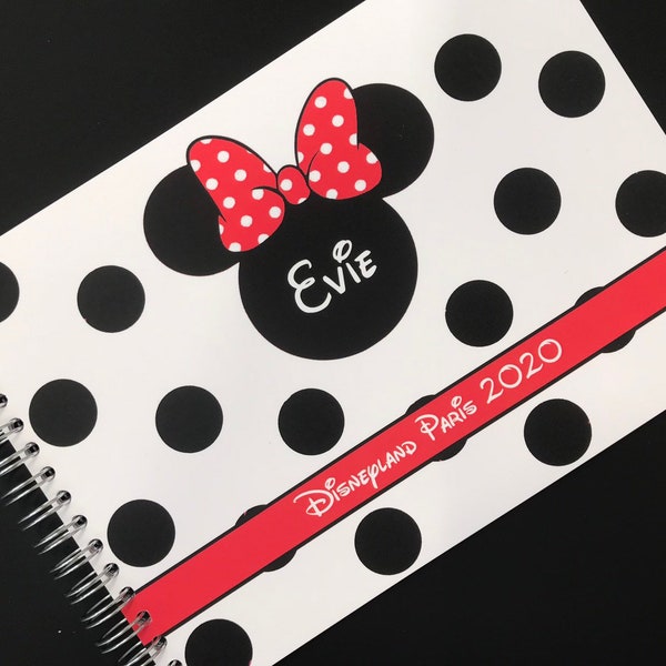Libro de autógrafos personalizado de Disney de Minnie Mouse