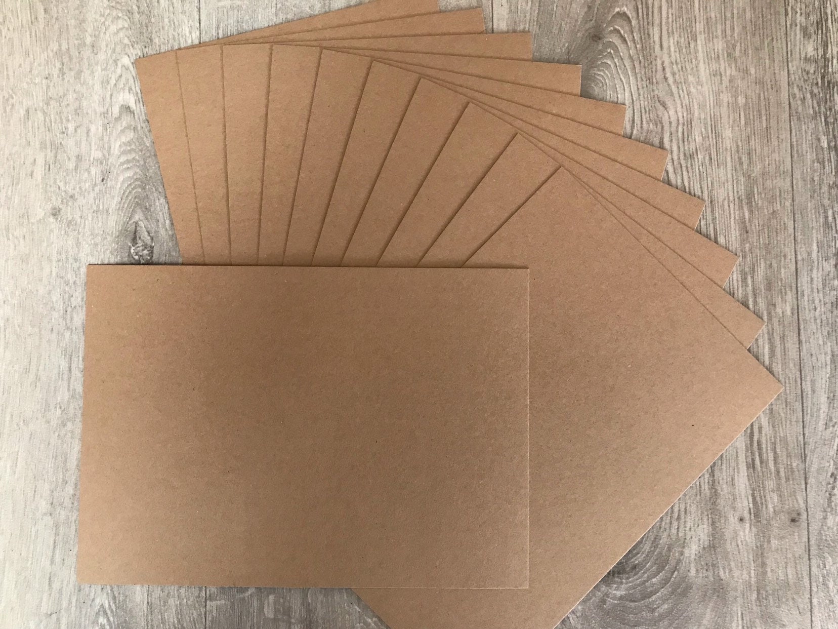 A4 Plain Kraft Brown Card 300gsm 10 sheets Etsy