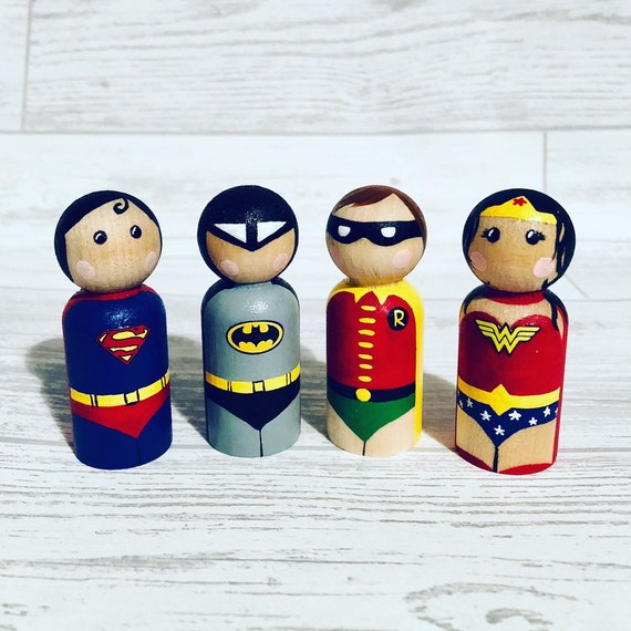 superman peg doll