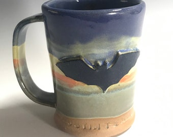 Bats at Sunset Coffee Mug