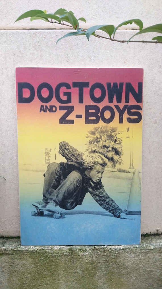 Dogtown and Z-boys. Printing on Wood. Print in Wood