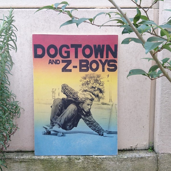 Dogtown and Z-boys. Impression sur bois. Print in wood. Transfert sur bois. Déco vintage. Déco murale. Homemade.