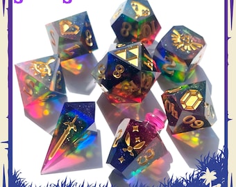 Seven Sages: Made to order TTRPG Dice