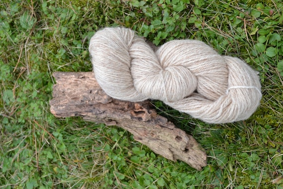 100g Strickwolle naturfarben 100% reine Schafwolle naturbelassen vom Coburger Fuchsschaf