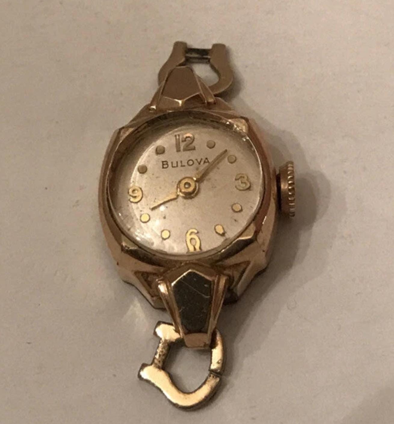 Vintage 1967 Bulova M7 Womens Cocktail Watch 10K Rolled Gold Plate 6\