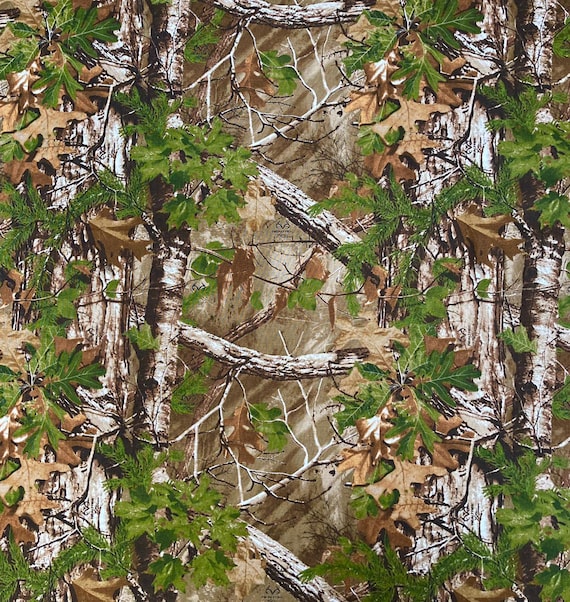 Realistic Tree Camo Forest Wood Scene Realtree Xtra Designer Etsy UK