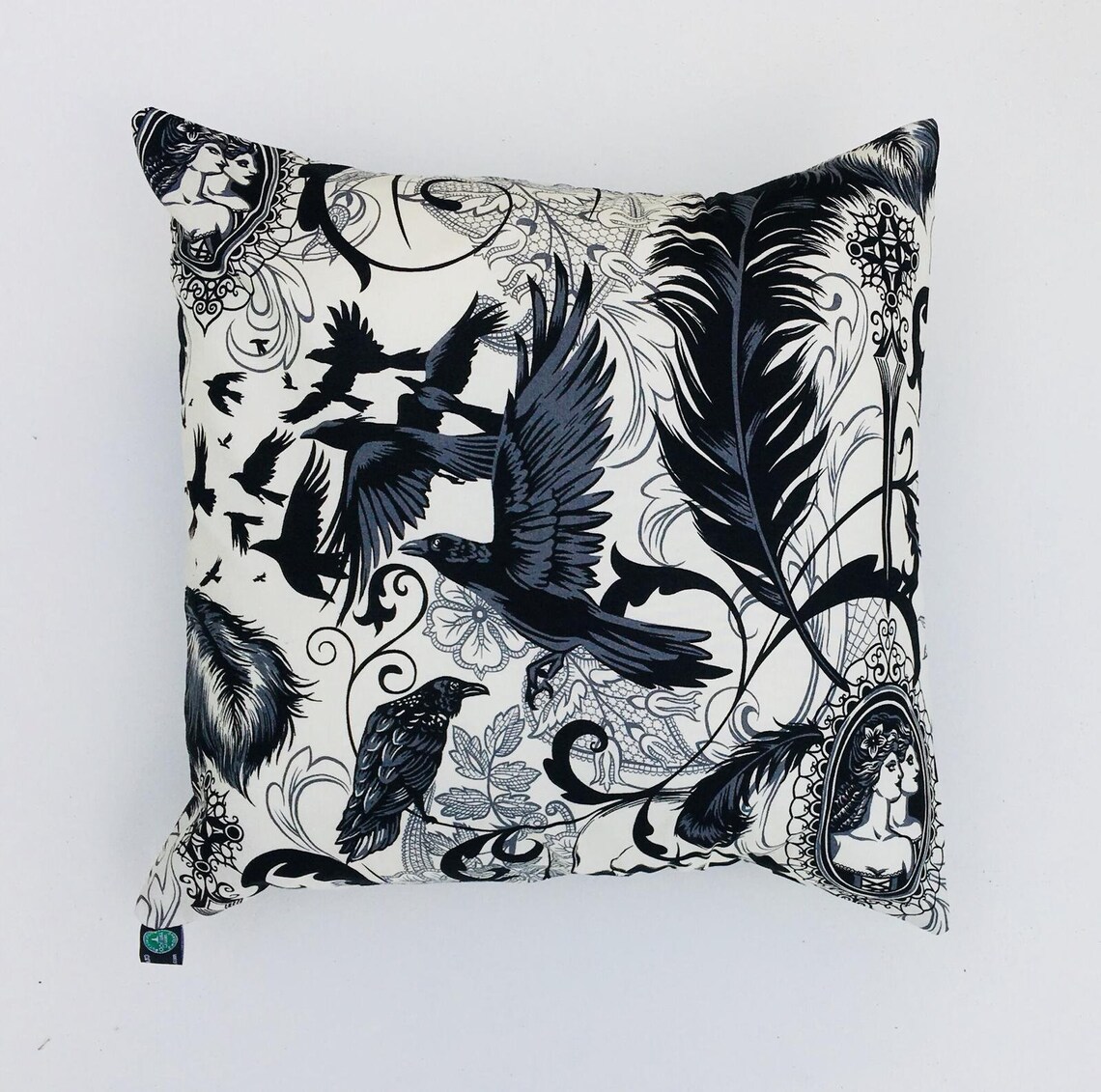 Gothic Cushion Cover Fits 18 X 18 Cushion Case Etsy UK