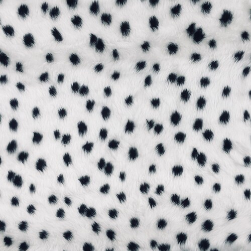 dalmatian faux fur fabric