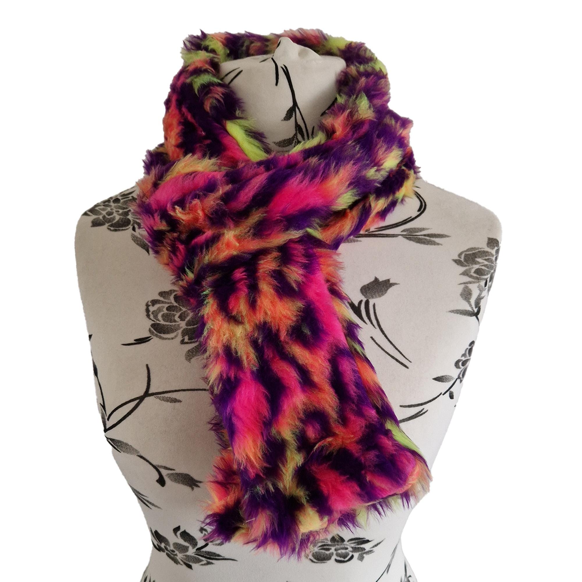 Bright Coloured Fun Luxurious Ultra Soft, Warm and Fluffy Approx. 6ft ...
