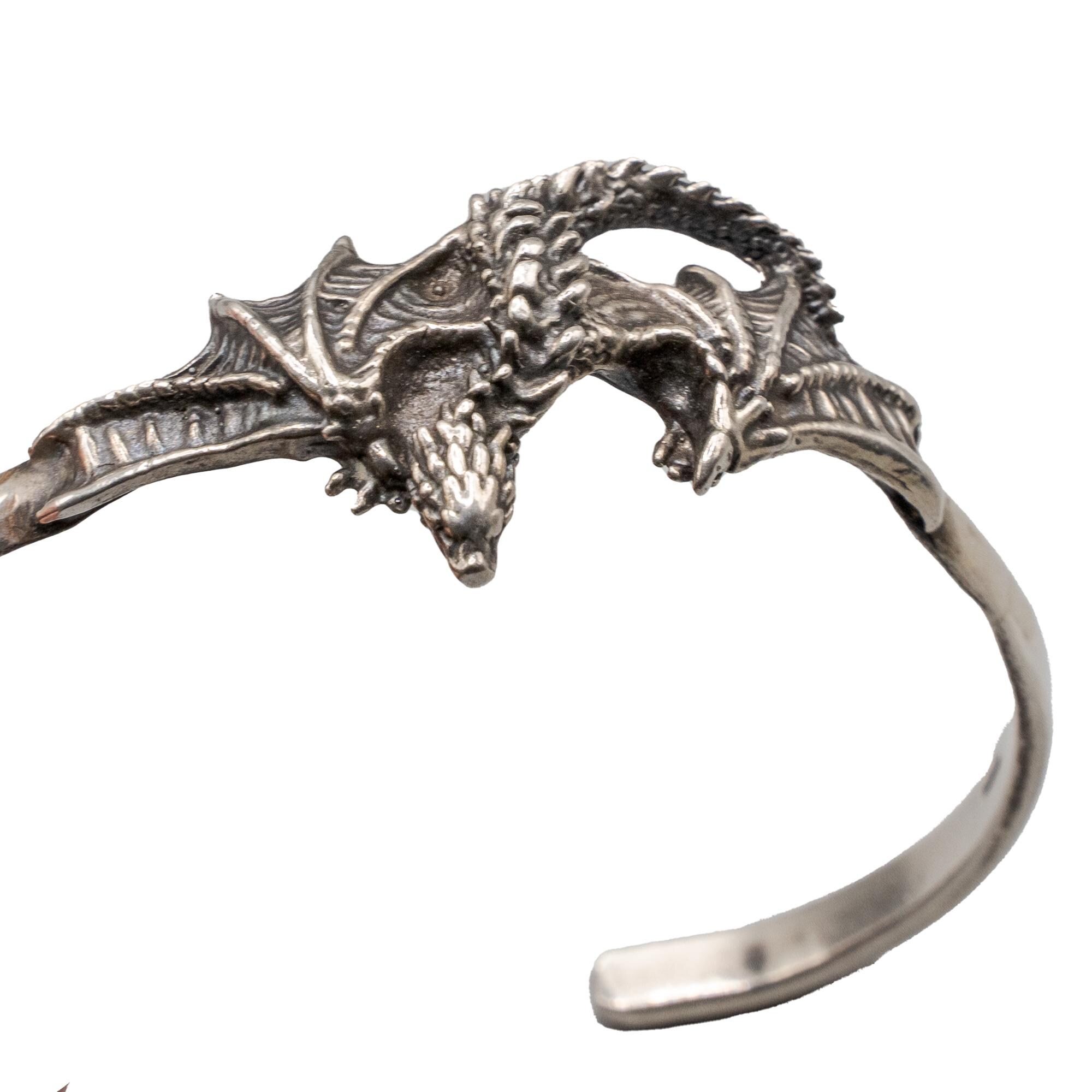 Torc Arm Rings Incredible Attention to Detail in This Awesome Dragon .925 Silver Torc ...