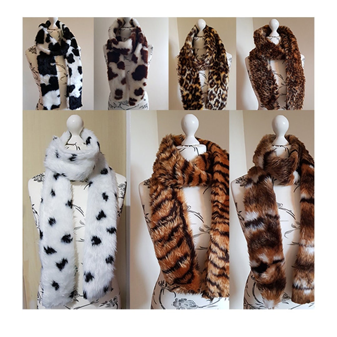 ホリデイ LEOPARD FUR LONG MUFFLER マフラー ネックウ Cushman / LEOPARD FUR MUFFLER : McFly （マクフライ） Vintage