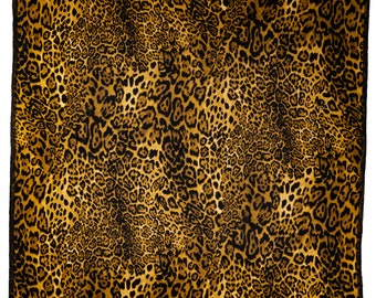 Designer-Bandana mit tollem Jaguar-Print, kann auch als Stirnband oder Armband getragen werden, ideal für vollständige Kopfbedeckung, ideal für Chemowear-Leoparden