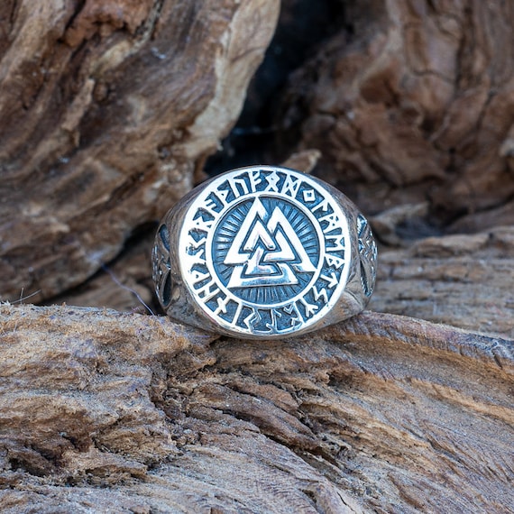 Runes Around Valknut