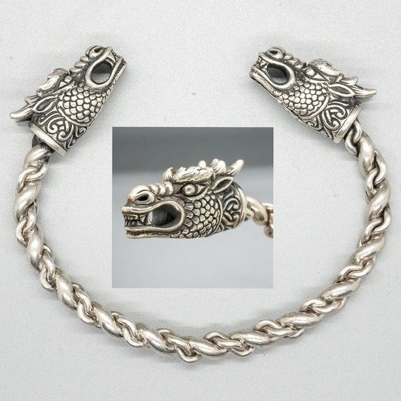 Viking Dragon Torc Arm Ring Bracelet