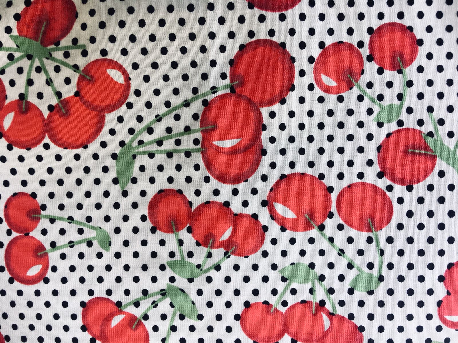 Retro Cherries & Polka Dot Design Bandana Head Scarf Band - Etsy