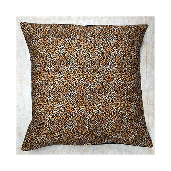 Beautiful Leopard Print designer Cushion Cover Fits an 18" x 18" Cushion, scatter cushion for home, bedroom or office decor