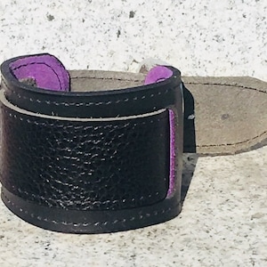 Wide Real Leather Support Wristband attached by a buckle Wrist Cuff, Bracelet, Arm Protector, Larp, Viking Celtic Biker