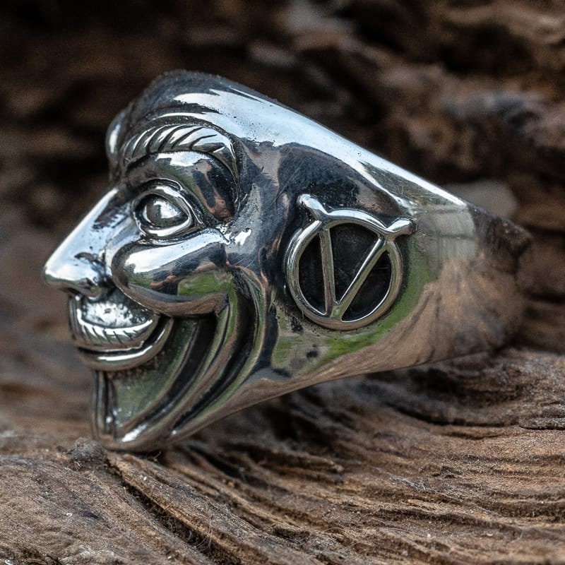 V for Vendetta Ring .925 Sterling Silver/anonymous/guy