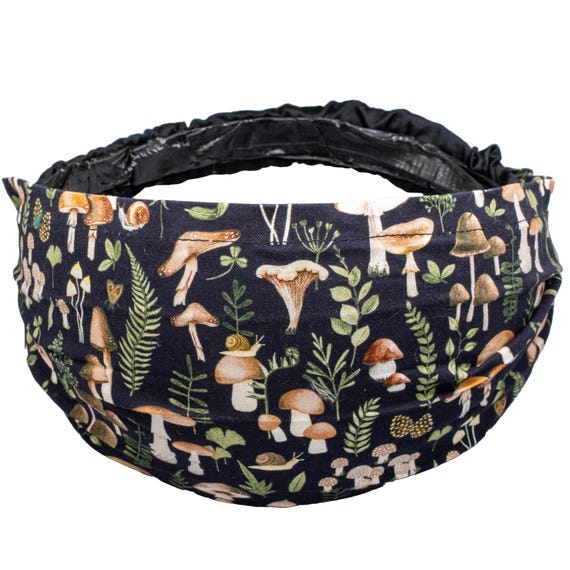 Mushroom/toadstool Elasticated Headband Hand Made From  display picture 2