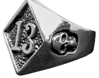 THIRTEEN DESIGNS 20号 skull signet ring Skull Signet Ring - Marmalade
