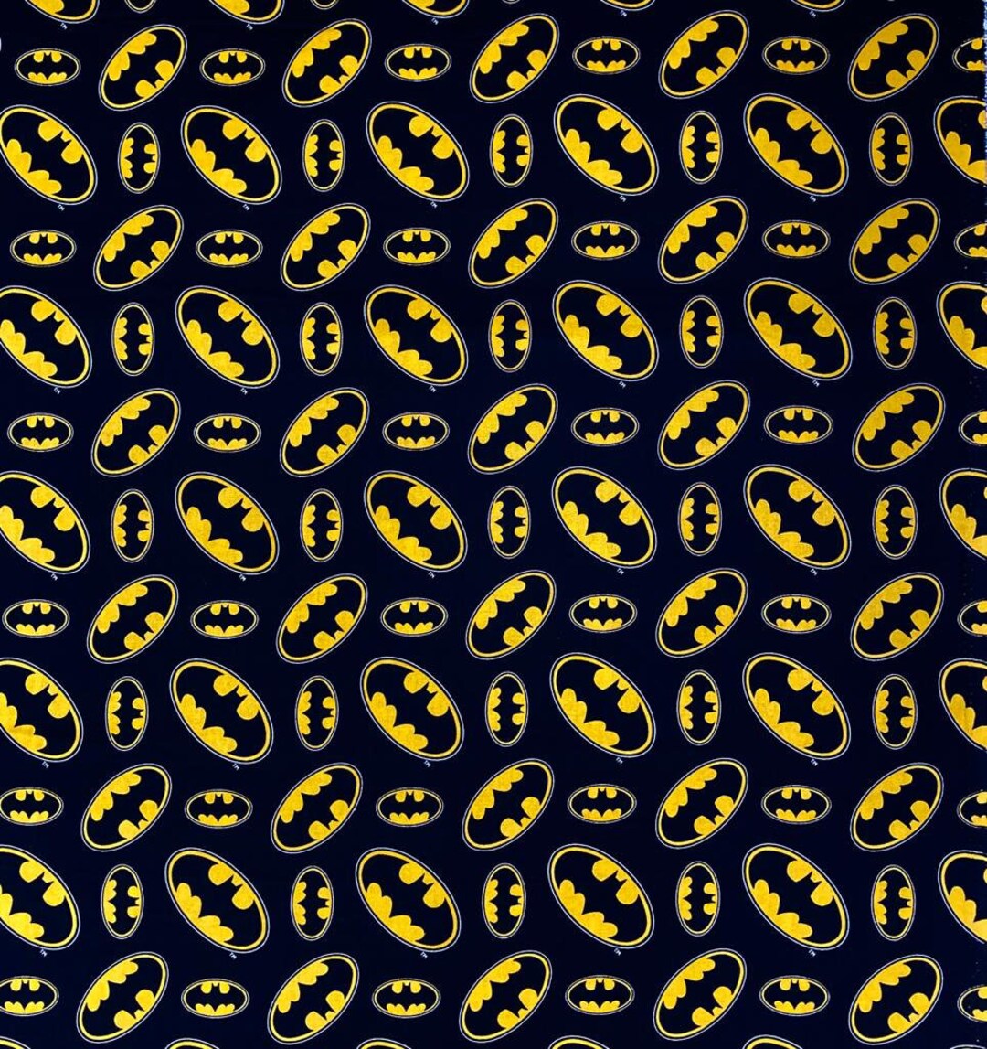 Buy 1/2 Metre of Iconic Batman Logo Designer Fabric by Camelot Online in  India - Etsy